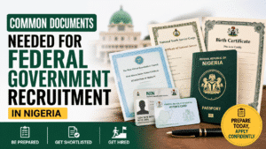 Common Documents Needed for Federal Government Recruitment in Nigeria (Before the Portal Opens)