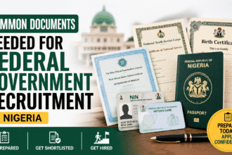 Common documents for Nigerian federal recruitment