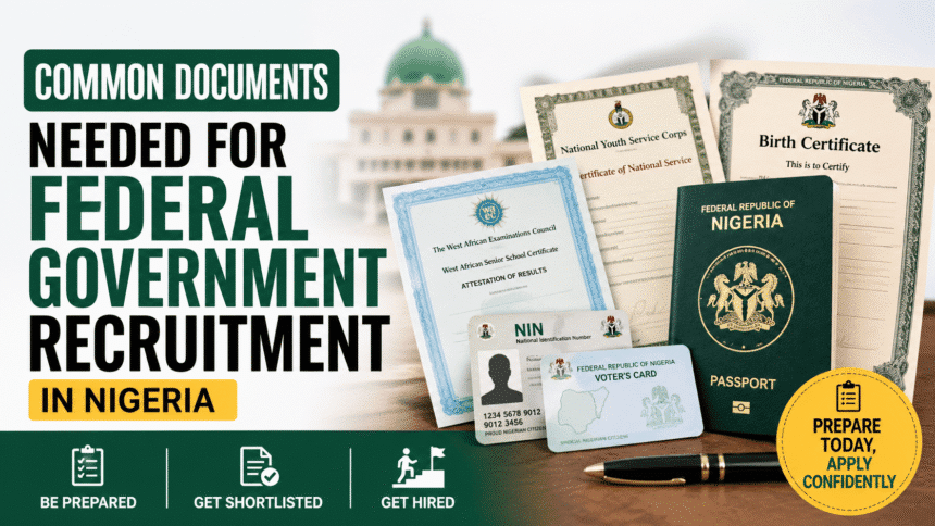 Common documents for Nigerian federal recruitment