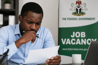 Focused Nigerian job seeker