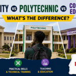 University vs polytechnic vs college of education