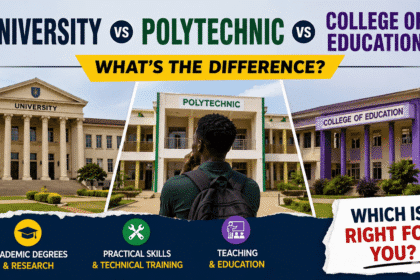 University vs polytechnic vs college of education