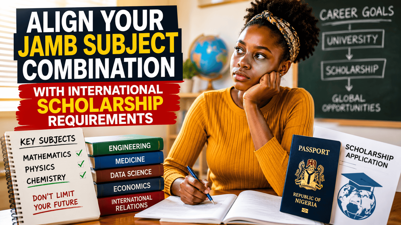 How to Align Your JAMB Subject Combination with International Scholarship Requirements