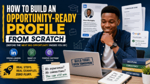 How to Build an Opportunity-Ready Profile From Scratch (Before the Next Big Opportunity Passes You By)