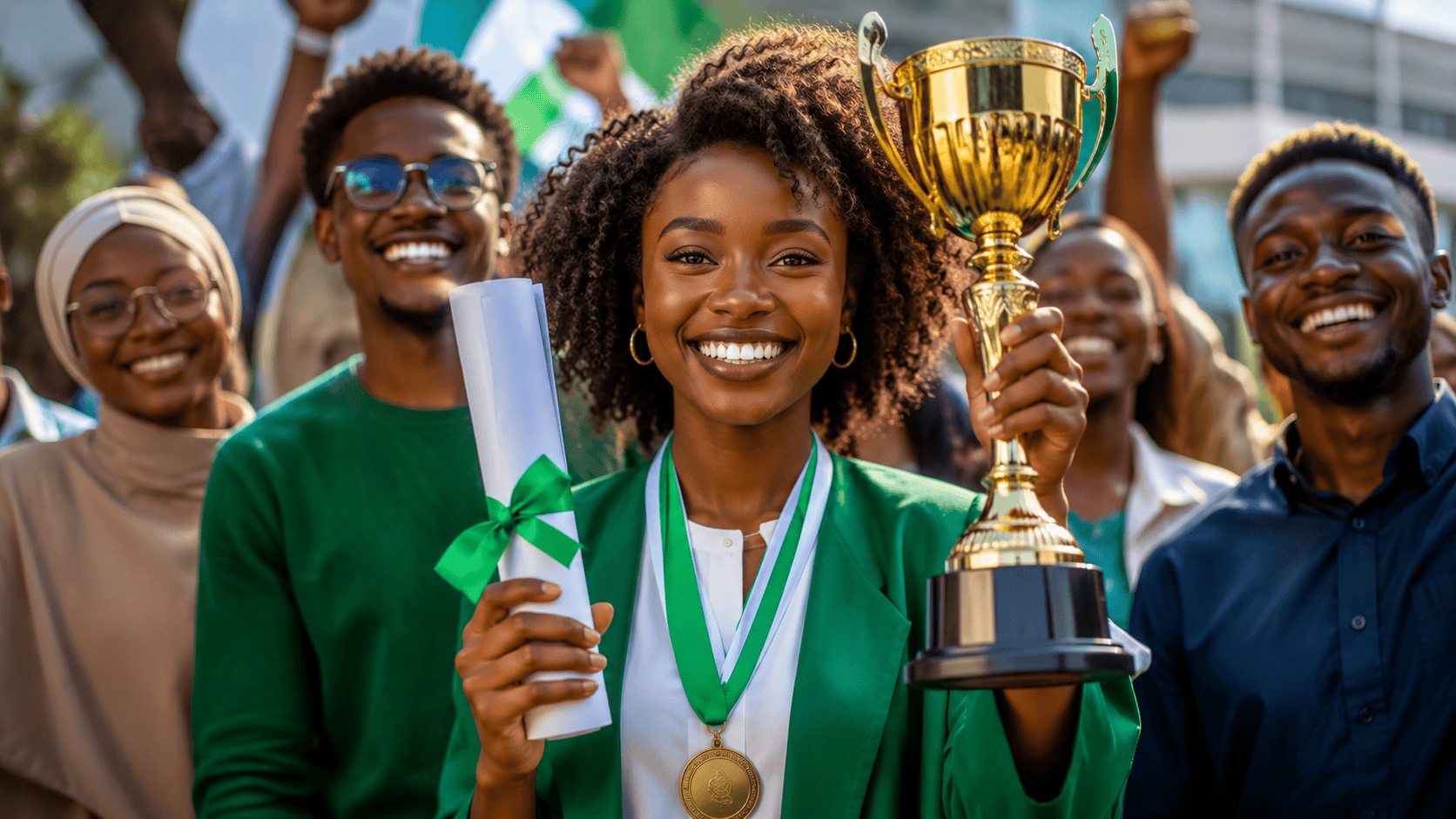Celebrating achievement with pride and joy