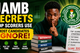 Photo representation of JAMB top scorer strategy secrets